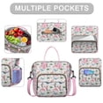 thumbnail image 2 of White Mermaid Sea Pattern Womens Lunch Box for Work,Insulated Large Lunch Bag for Tween and Teen,Loncheras Para Mujer,Leakproof Adult Lunch Bag for Work,Beach,Travel,Picnic,Camping, 2 of 7