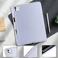 thumbnail image 6 of Dteck for iPad Air 13 Inch Case (M3/M2-2025/2024), iPad Pro 13 (2024) Case, iPad Pro 12.9 Inch Case (2022-2018),Hybrid Shockproof Translucent Protective Cover with Built-in Pencil Holder,Clear, 6 of 6