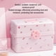 thumbnail image 4 of Caja de almacenamiento de joyas para el cabello Jumpingount para niños color rosa, 4 of 6