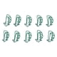 thumbnail image 2 of Clips De Papel, Clips De Papel De Metal Antideslizante Forma De Guisante Verde Galvanizado Para Clasificación De Archivos ANGGREK Otros, 2 of 8