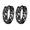 thumbnail image 1 of Miangastore 1 Pair Small Round Loop Earrings Dangle Loop Dragon Earrings Men Cool Ear Jewelry, 1 of 9
