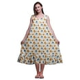 thumbnail image 1 of Bimba White34 Floral Primula Rayé Imprimé Coton Chemises de Nuit pour Femmes Robe Sans Manches Tenue de Nuit Robe Maxi Petit, 1 of 6