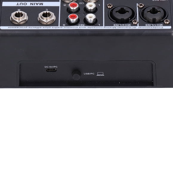 Mezclador de audio profesional, mezclador de audio USB mini de 4 canales F4A, el mejor mezclador de audio en vivo de su clase