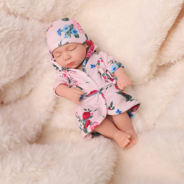 Fiudx Muñeca Bebé Renacida, Muñeca Realista de Vinilo con Ropa, Incluye Chupete, Ideal para Fotografía, Regalo Perfecto para Ocasiones Especiales, 7.48 Pulgadas, 130 G de Peso.