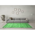 thumbnail image 3 of Ahgly Company Indoor Square Abstract Emerald Green Contemporary Area Rugs, 6' Square, 3 of 4