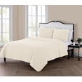 thumbnail image 2 of VCNY Home Kaleidoscope 3-Piece Ivory Geometric Quilt Set, Full/Queen, Adult, Unisex, 2 of 6
