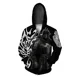 thumbnail image 4 of Sudaderas de otoño para hombre Sudadera con capucha con estampado de valquiria y espartano Sudadera con capucha suelta Ropa Y2k Ropa Sudadera Hombre, 4 of 5