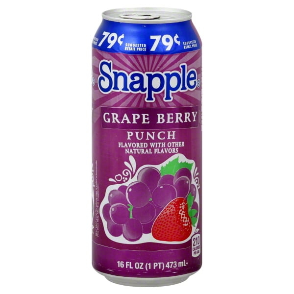 Snapple Snap Punch Grape Punch Drink, 16 Oz.