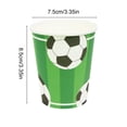 thumbnail image 2 of A Football Party Tableware Set Disposable Plates Cups Napkins Soccer Theme Birthday Decor A, 2 of 6