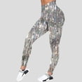 thumbnail image 1 of WILLBEST Pantalones de Yoga Con Estampado Mardi Para Mujer, Brillantes, de Cintura Alta, Largos, Para Entrenamiento, Cómodos, Elásticos, Para Correr y Gimnasio. Mediana, 1 of 4