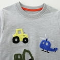thumbnail image 6 of XIMIN Toddler Boys Garbage Sweatshirts Monster Truck Pullover Long Sleeve Shirt Pullover Sweater Clothes Top Shirt Toddler Kids Christmas Outfits, 6 of 6