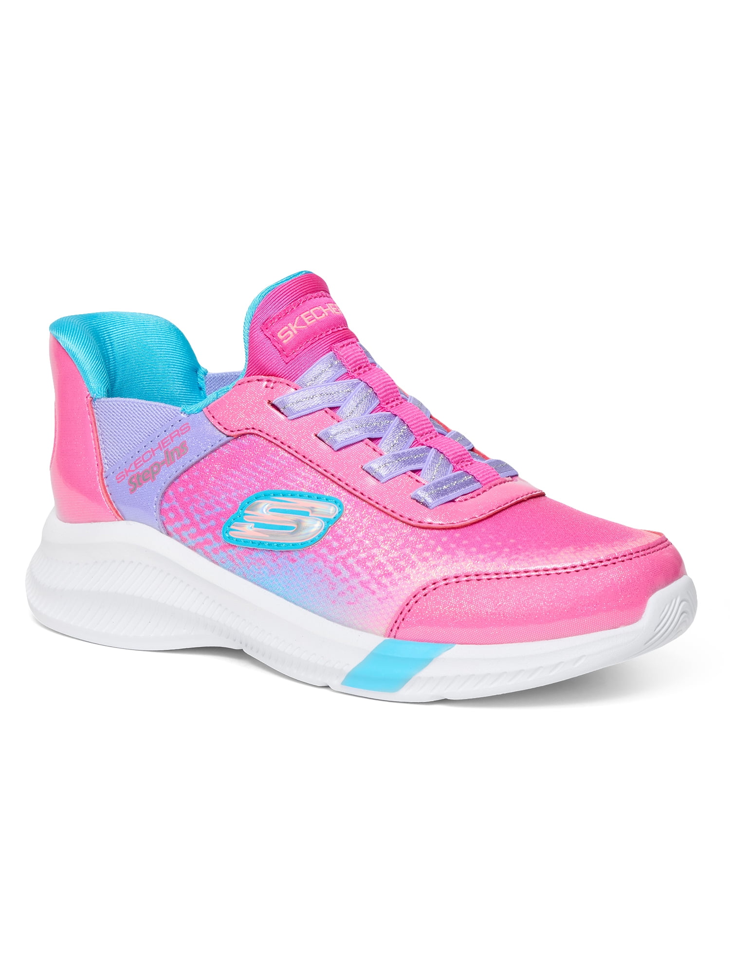 Skechers Girls Hands Free Step-Ins Wavy Dream Slip-On Sneakers