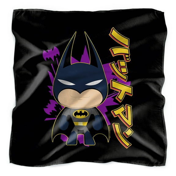 Batman Cute Kanji Bandana (21 in x 21 in)