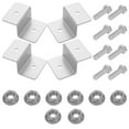 thumbnail image 1 of Minkissy 4Pcs Z Shaped Solar Panel Bracket for RV and Ground Power Stations 11.8X7.9X3.9in, 1 of 8