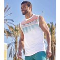 thumbnail image 3 of Atlas For Men - Camiseta Sin Mangas Deportivo para Hombre - Pack de 3 (Blanco, Naranja, Verde Esmeralda), 3 of 5