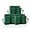 Green, variant on 3 Pcs Wall Mount Phone Holder, Phone Stand for Bed, Wall Mounted Shower Phone Holder Remote Control Holder with Hooks, Self-Adhesive Universal Media Organizer Storage Box