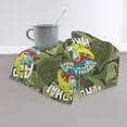 thumbnail image 6 of KLL Surfing Dinosaur Ultra Absorbent & Soft Hand Towels for Bath, Hand, Face, Gym and Spa-27.5x16in, 6 of 7