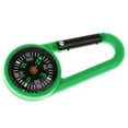 thumbnail image 3 of Colaxi 5xMini Compass Camping Hiking Carabiner Outdoor Guiding Keychains Green 5 Pcs, 3 of 10