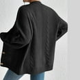 thumbnail image 4 of Aueoeo Cable Knit Sweater Women, Womens Casual Lightweight Long Sleeve Cardigan Flowy Soft Open Front Knit Cardigan Sweaters, 4 of 6