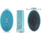 thumbnail image 4 of lote De 2 Brosses (bleu Et Rose) Exfoliantes En Silicone Pour Le Corps De Douche, 4 of 5