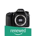 thumbnail image 6 of Restored Canon, Digital SLR Camera EOS 80D Body Black 1 MP Zoom Lens, Wi-Fi and NFC enabled devices, computers, external storage devices, 6 of 6