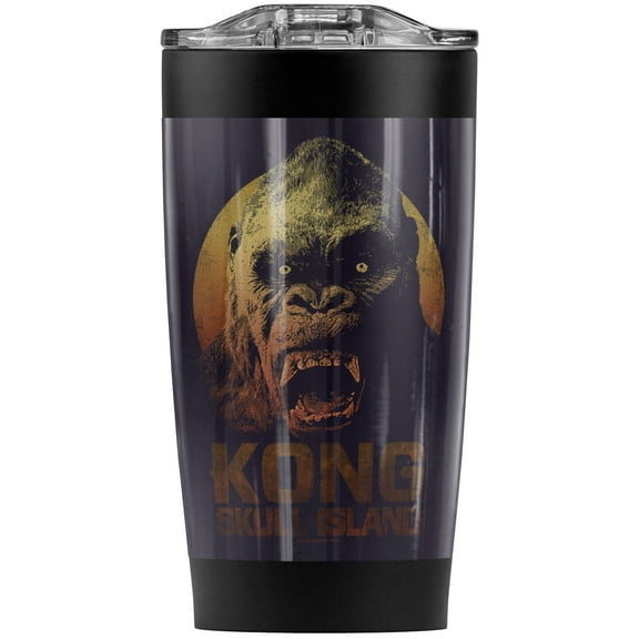 Kong: Skull Island Kong Stainless Steel Tumbler 20 oz Coffee Travel Mug/Cup, Vacuum Insulated & Double Wall with Leakproof Sliding Lid | Great for Hot Drinks and Cold Beverages