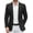 Black, variant on COOFANDY Men Suit Jackets Blazer Big and Tall Sportcoats Travel Daily Tuxedo Jacket