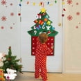 thumbnail image 4 of Large Felt Christmas Advent Calendar with Pockets – 39” x 26” Reusable Wall Hanging Countdown Decoration for Kids and Family – Holiday Fabric Decor for Tree, Door, or Fireplace, 4 of 4