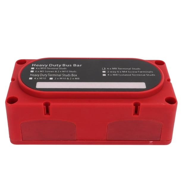 Battery Junction Block,4 Studs Power Distribution Battery Bus Bar Power