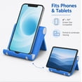 thumbnail image 3 of Multi Angle Tablet and Cell Phone Stand Holder, Desktop Device Stand for Compatible Phones, Tablets and E-Readers, TIKA, 3 of 7
