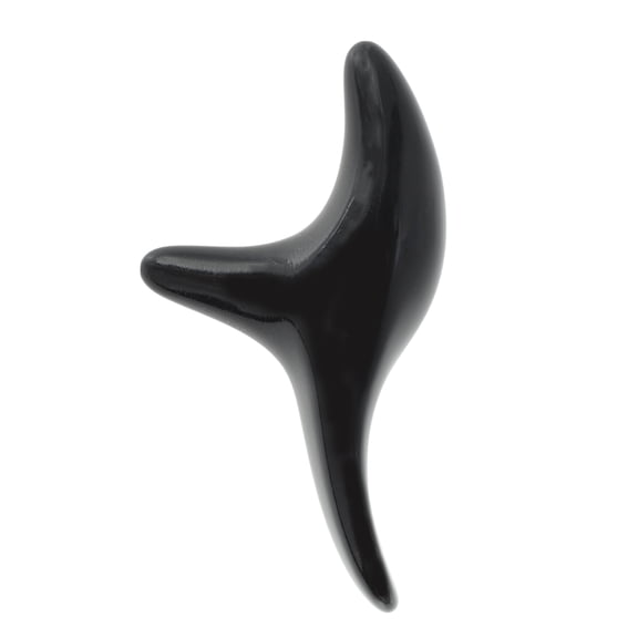 Unique Bargains 1 Pc Facial Muscle Stick Triangular Shape Skincare and Massaging Tool Black