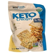 Innofoods Gluten Free Organic Keto Crackers, 16 Ounce