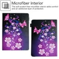 thumbnail image 6 of Universal 8 inch Tablet Case, Dteck Slim Folio Flip Protective Case Cover with Tri Fold Stand for iPad mini/Samsung Tab A 8.0/Onn 8.0/Lenovo Tab M8 all 7.5-8.5 inch Tablet,Pink Butterfly, 6 of 6