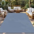 thumbnail image 2 of Blue Pure Color Outdoor Rug for Patio/Deck/Porch, Non-Slip Large Area Rug 3 x 5 Ft, Aesthetics Contemporary Luxury Indoor Outdoor Rugs Washable Area Rugs, Reversible Camping Rug Carpet Runner, 2 of 8
