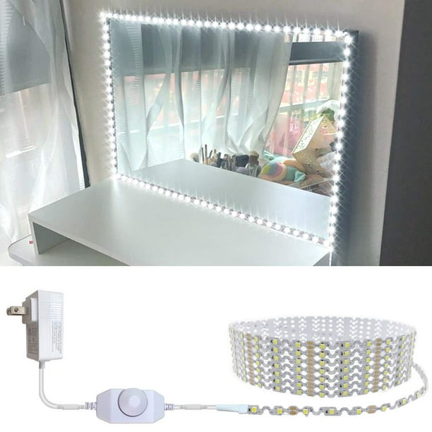 Kit de luces LED para espejo de tocador ZOKON 4 metros con regulador