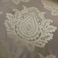 thumbnail image 3 of Nanshing Therese 7 Piece Damask Comforter Set, Beige, Queen , Jacquard with matching solid piecework, 3 of 10
