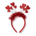 thumbnail image 2 of Diadema de lentejuelas en forma de corazón XianweiShao Aro para el cabello rojo, 2 of 4
