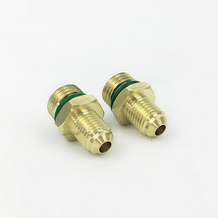 134a Quick Coupler R134a Auto Car Quick Coupler Connector Brass Adapters, Air Conditioner Mini System Vacuum Port Adapter Low &amp; High Side AC Manifold Air Conditioning Vacuum Pumps