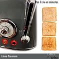 thumbnail image 4 of Tostadora De Pan Electrica 4 Rebanadas 6 Niveles You Retro, 4 of 7