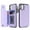 Purple, variant on for iPhone 12 Mini Wallet Case with Card Holder RFID Blocking, Kickstand Card Slots Case, Dimaond Patterned Elegent PU Leather,Double Back Flip Magnetic Clasp and Durable Shockproof Cover,Purple