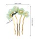thumbnail image 4 of ColoMX 2 horquillas decorativas para el pelo de estilo chino, con diseño floral., 4 of 7