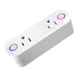 thumbnail image 1 of braveheart Smart Socket 2-in-1 WiFi Outlet Socket Mobile Phone Remote Control Timing Function, 1 of 6