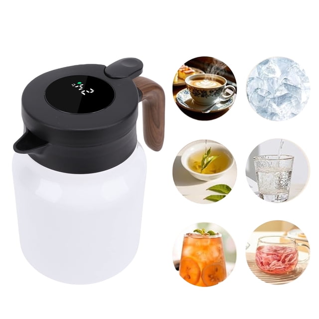 TEA CARAFE DE CAFÉ TERMAL, 1000 Ml DE Capacidad DE Acero Inoxidable Dispensador DE Bebidas Con Aislamiento Para El Jugo DE Leche Bebida Helada Agua Caliente