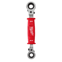 Milwaukee Tool Lineman�s 4in1 Insulated Ratcheting Box Wrench