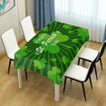 thumbnail image 7 of Dreamtimes St Patrick's Day Clover Tablecloth 60"x108", Waterproof Washable Polyester Square Table Cover, Durable Tablecloth for Kitchen Dining Table Party Decor, 7 of 7