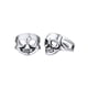 thumbnail image 1 of Silvora esqueleto Ear Cuff para hombres y mujeres pendientes abiertos de plata esterlina no Piercing ajustable joyería de oreja para Halloween Cosplay fiesta, 1 of 8
