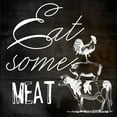 thumbnail image 2 of Phillip, Jamie 12x12 Gold Ornate Wood Framed with Double Matting Museum Art Print Titled - Eat Some Meat, 2 of 4