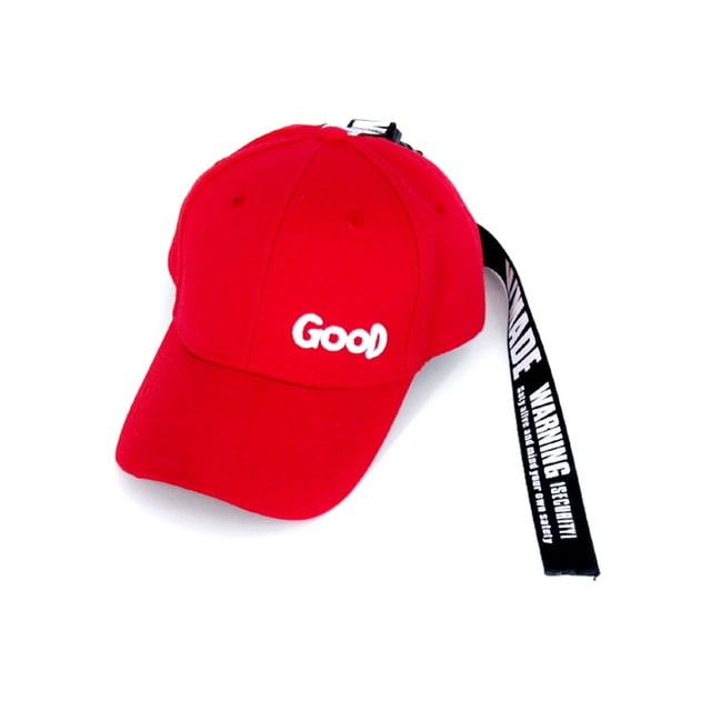 Gorra de béisbol de anime roja para hombre y mujer