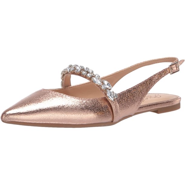 Jewel Badgley Mischka Womens Bambi Mary Jane Flat Walmart.ca