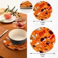 thumbnail image 3 of SKYSONIC Fall Wild Animals Pot Holders Trivets, 2 Pcs Heat Resistant Trivets,Autumn Cute Elements Cotton Thread Weave Mats for Hot Pads Pans Pot Bowl Teapot for Kitchen Decor, 3 of 7